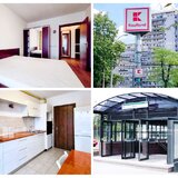 Bucurestii Noi 50A, iesire metrou Jiului, Nord, Pajura Kaufland Sector 1